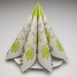 Airlaid Hantessa Serviette 40 x 40 cm, Aimee grau