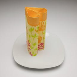 Airlaid Hantessa Serviette 40 x 40 cm, Aimee gelb