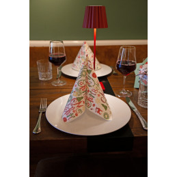 Hantessa Airlaid-Serviette, 40 x 40 cm, Motiv Christmas