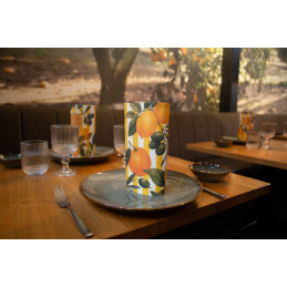 Hantessa Airlaid-Serviette, 40 x 40 cm, Motiv Orangerie