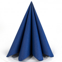 Airlaid Hantessa Serviette Blanco 40 x 40 cm, marineblau