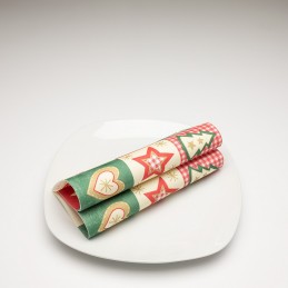 Airlaid Hantessa Serviette 40 x 40 cm, Gloria rot