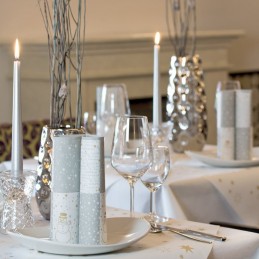 Airlaid Hantessa Serviette 40 x 40 cm, Winterzeit grau