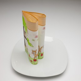 Tissue Hantiss Serviette 40 x 40 cm, 3-lagig, Bambini