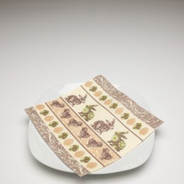 Airlaid Hantessa Serviette 40 x 40 cm, Woody
