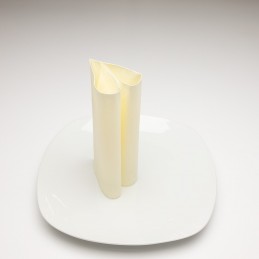 Tissue Hantiss Serviette Blanco 33 x 33 cm, 3-lagig, creme