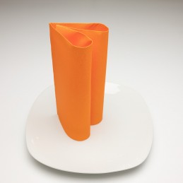 Airlaid Hantessa Serviette Blanco 40 x 40 cm, Vollfläche orange