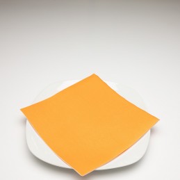 Airlaid Hantessa Serviette Blanco 40 x 40 cm, Vollfläche orange