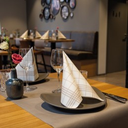 Airlaid Hantessa Serviette 40 x 40 cm, Cuisine taupe