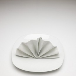 Airlaid Hantessa Serviette 40 x 40 cm, Harry silber