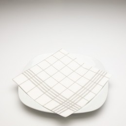 Airlaid Hantessa Serviette 40 x 40 cm, Cuisine taupe
