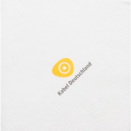 Hantiss Tissue-Serviette (2-lagig) 24 x 24 cm (1/4 Falz), mit Ihrem Werbedruck