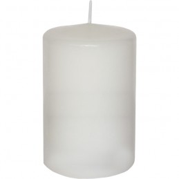 Stumpen Kerzen weiß, Ø 6,8cm, H 13,5cm