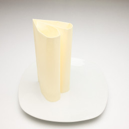 Tissue Hantiss Serviette Blanco 40 x 40 cm, 3-lagig, creme