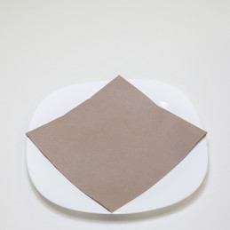 Airlaid Hantessa Serviette Blanco 40 x 40 cm, beige-grau