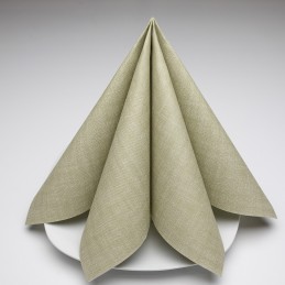 Airlaid Hantessa Serviette 40 x 40 cm, Harry olivgrün
