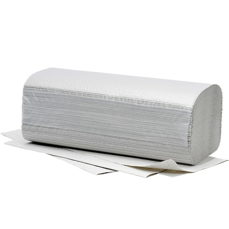 5000 Stück Papierhandtücher 1-lagig 25 x 23 cm Falthandtücher natur 