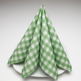 Airlaid Hantessa Serviette 40 x 40 cm, Heidi grün