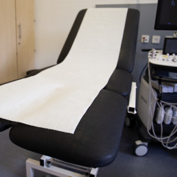 Fripa Medizinalrollen Duo-Line, 50 cm x 50 m, 2-lagig, perforiert, 9 Rollen, hochweiß