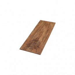 Speisekarte BOARD mit individueller Prägung und Nickelklemme, Prägung auf Rückseite A4 schmal